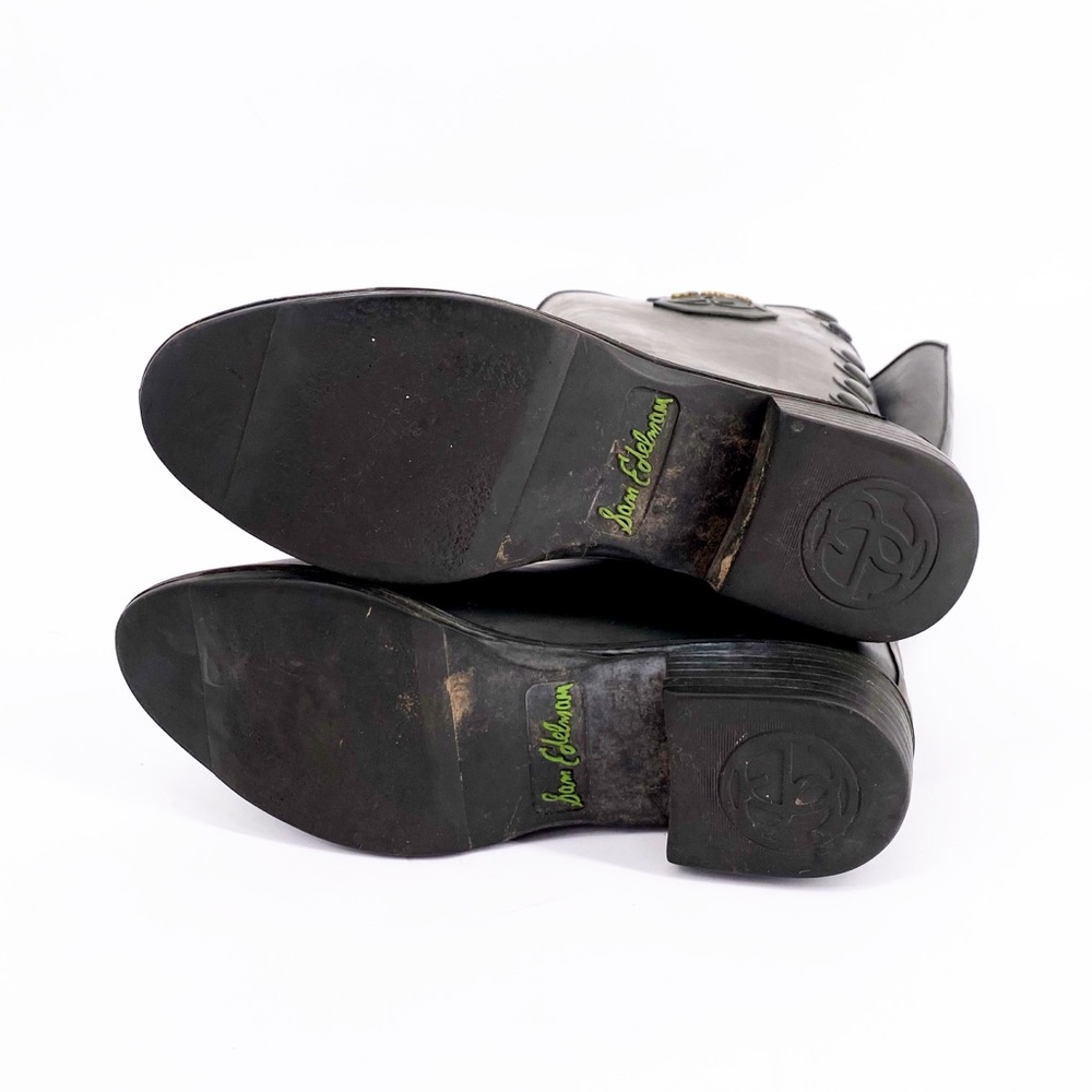 Sam Edelman Wellies Rain Boots Olive Equestrian 6M - Picture 4 of 9